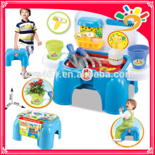 Herramientas de jardinería cabina de juguete para niños recibir una silla